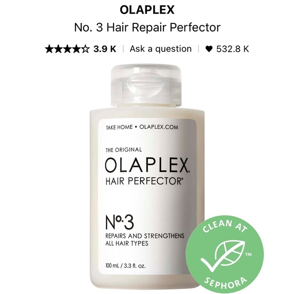 OLAPLEX Other - Olaplex No.3 Hair perfector